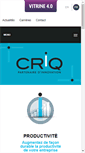 Mobile Screenshot of criq.qc.ca